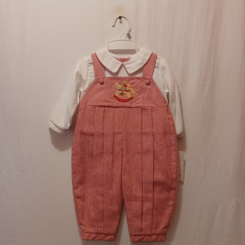 NWT size 3 month Friedknit Creations boys jon jon